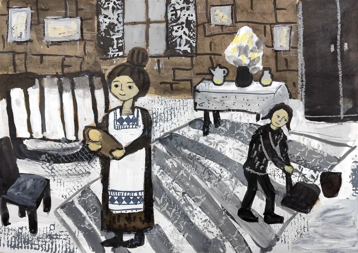 Сухорукова Дарья, 12 лет, Домашние хлопоты, пр.Домашонкина М.В., МБУДО ДХШ Весна г.Бердск
